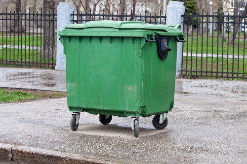 Professional waste clearance team handling construction waste in Westminster